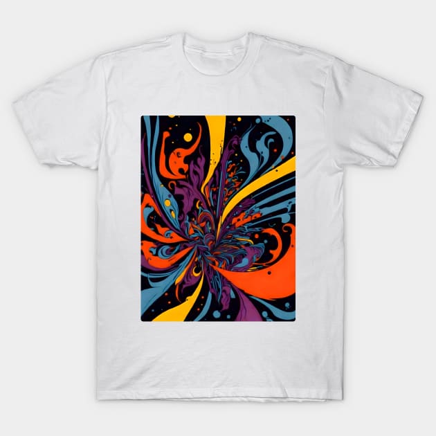 Abstract Colorful Explosion T-Shirt by CandyApparel